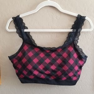 Maurices Plaid Bralette